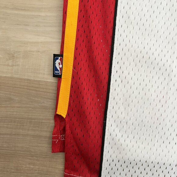 Adidas NBA Miami Heat Dwayne Wade Basketball Jersey White Size 2XL - Picture 7 of 8